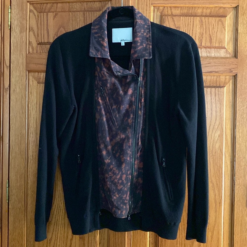 3.1 Phillip Lim cardigan with silk insert (dickie)